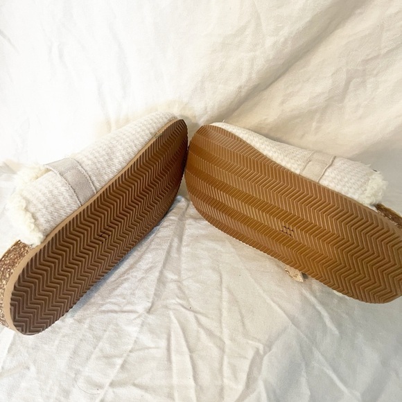 Lands' End Women's Sherpa Lined Clog House Slippers Gingham Print Size 11 - Picture 6 of 7